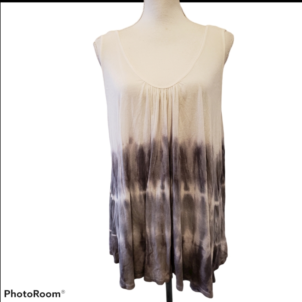 Anthro Free People Knit Tie Dye Tank Top - Picture 4 of 9